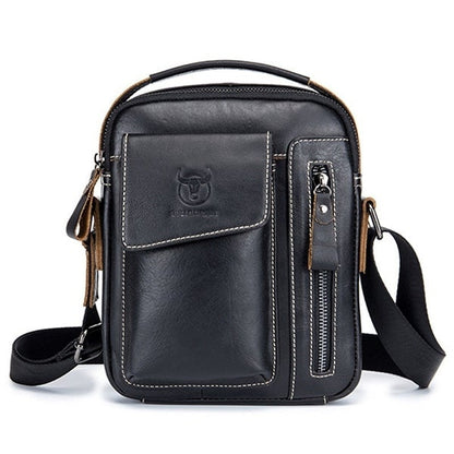 Retro crossbody kabelka z pravé kůže